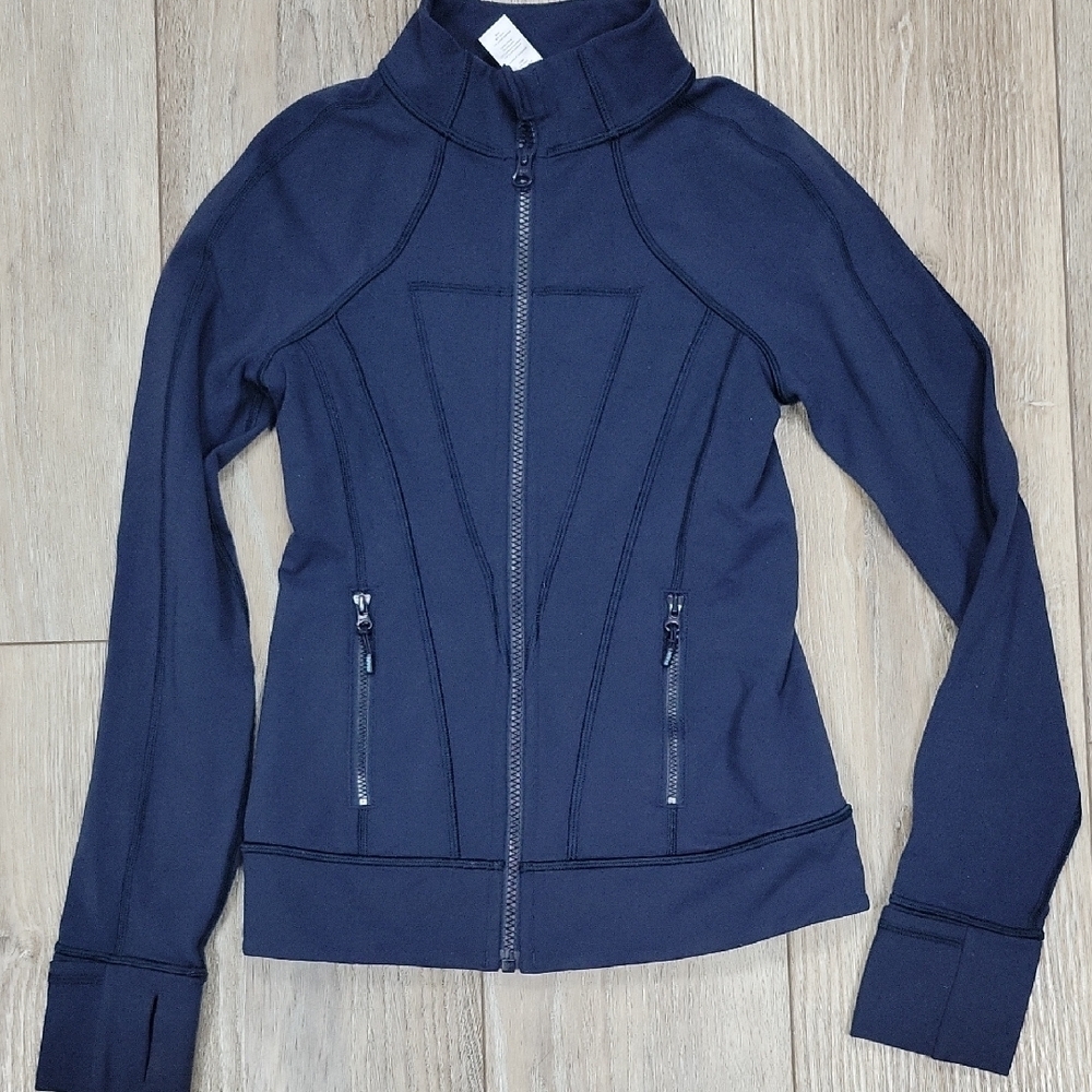Ivivva by Lululemon Size 10 Navy Blue Define Jacket